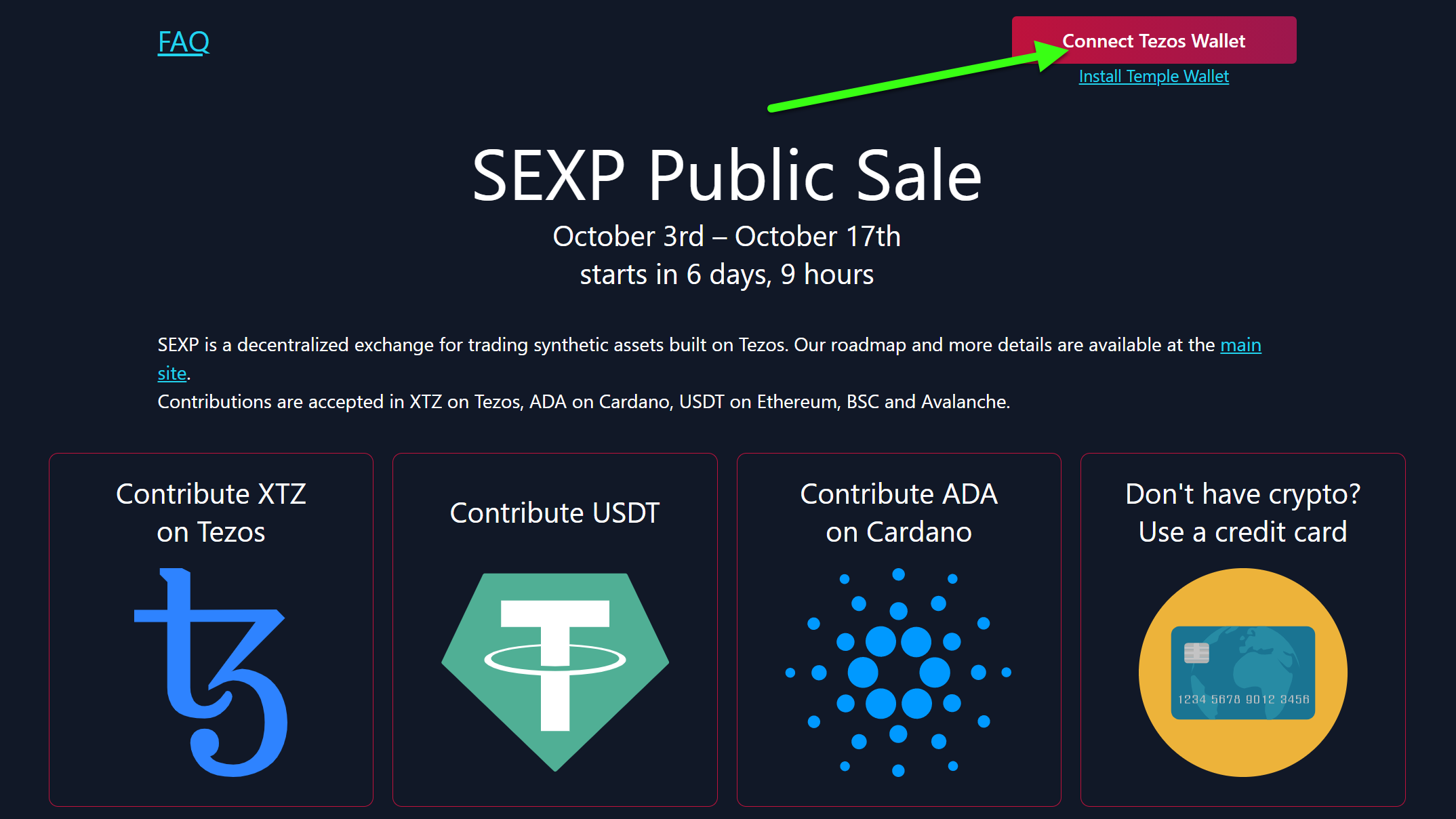SEXP Public Sale Guide