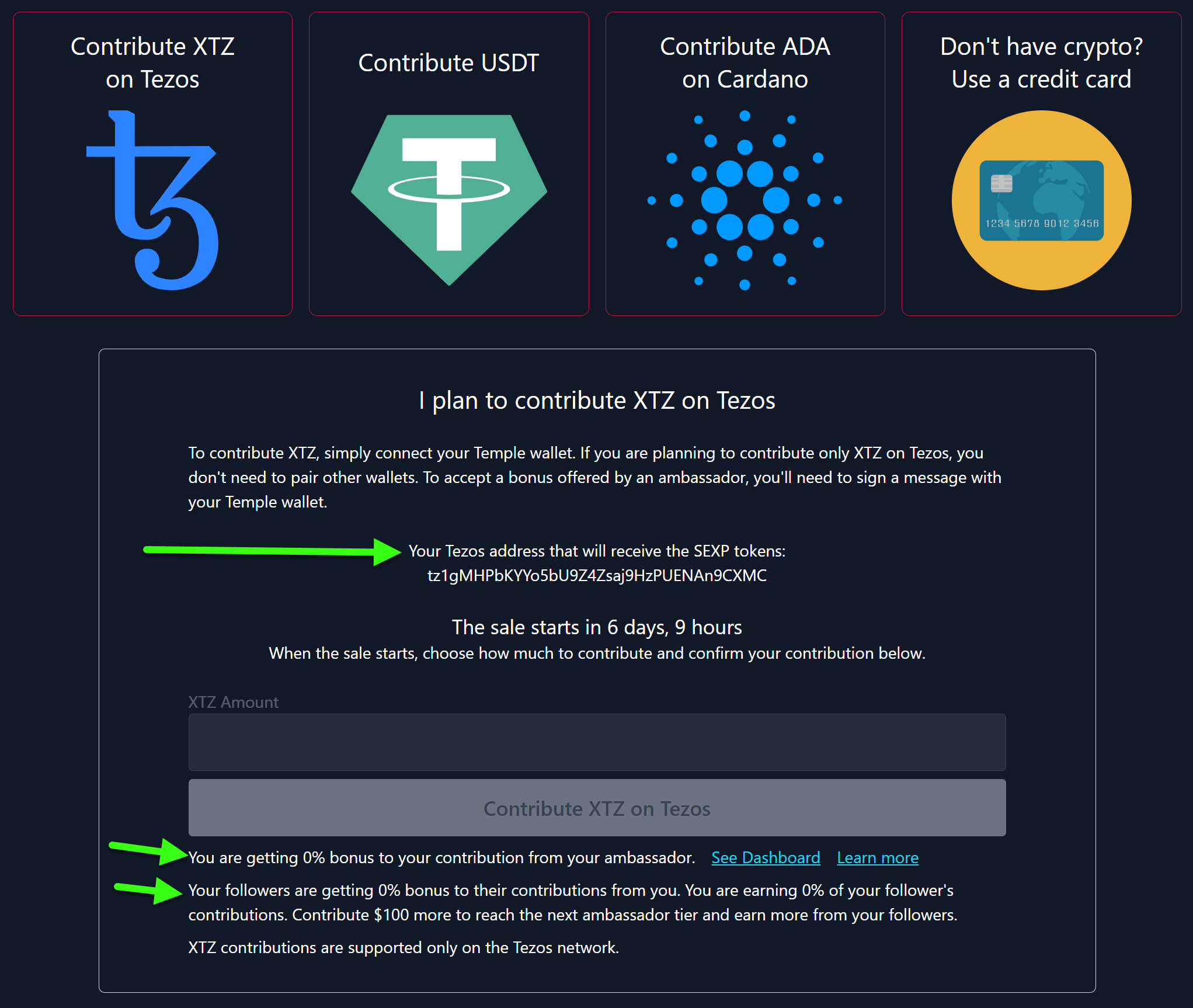 SEXP Public Sale Guide