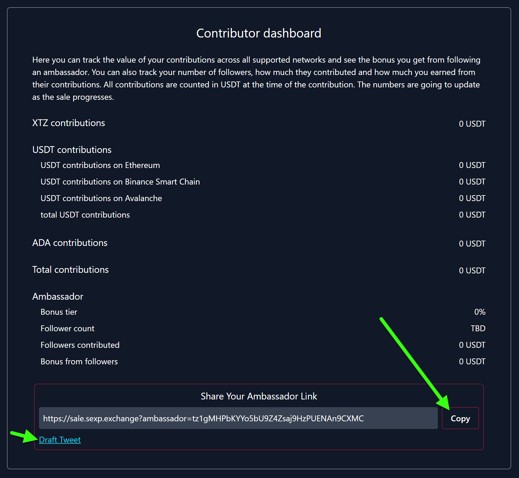 SEXP Public Sale Guide